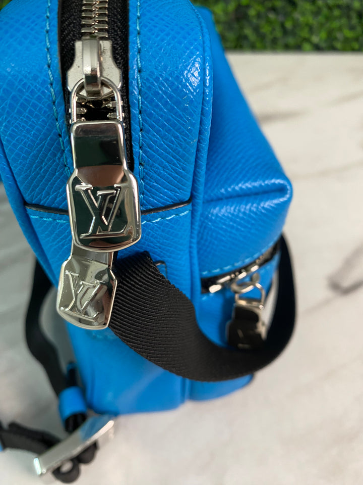 Louis Vuitton Blue Taigarama Outdoor Messenger Bag (2880)