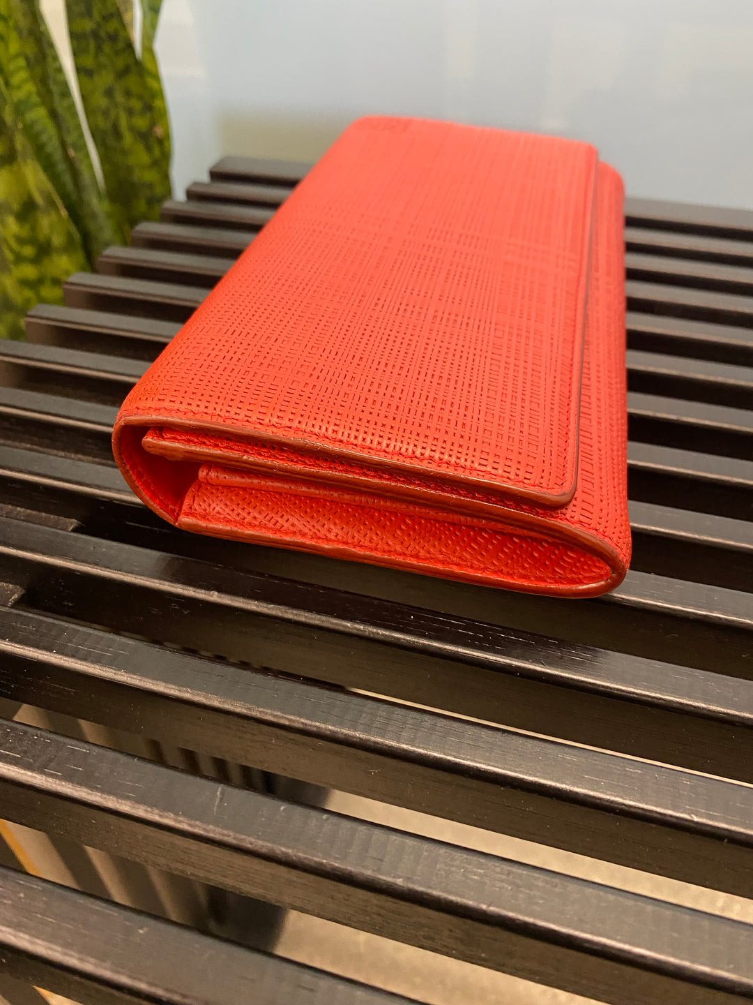 Loewe Red Leather Long Wallet (1920)