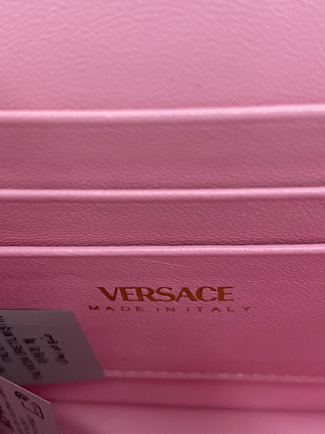 Versace Pink Silk La Medusa Shoulder Bag (0730)
