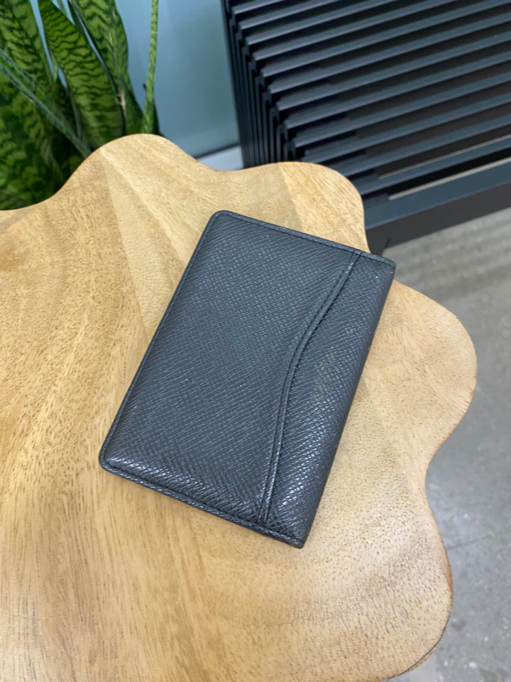 Louis Vuitton Black Taiga Leather Pocket Organizer (3813)