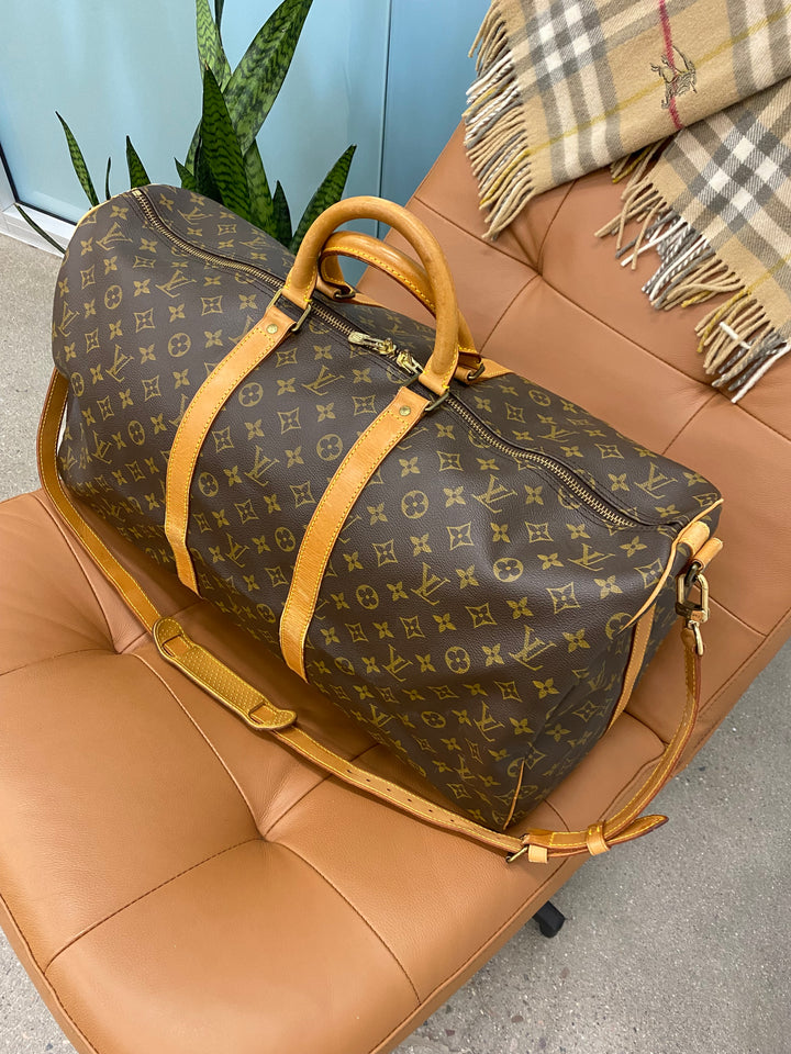 Louis Vuitton Monogram Keepall Bandouliere 55