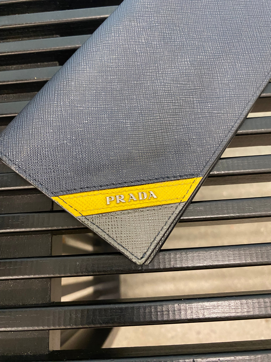 Prada Saffiano Long Bifold Wallet (3483)
