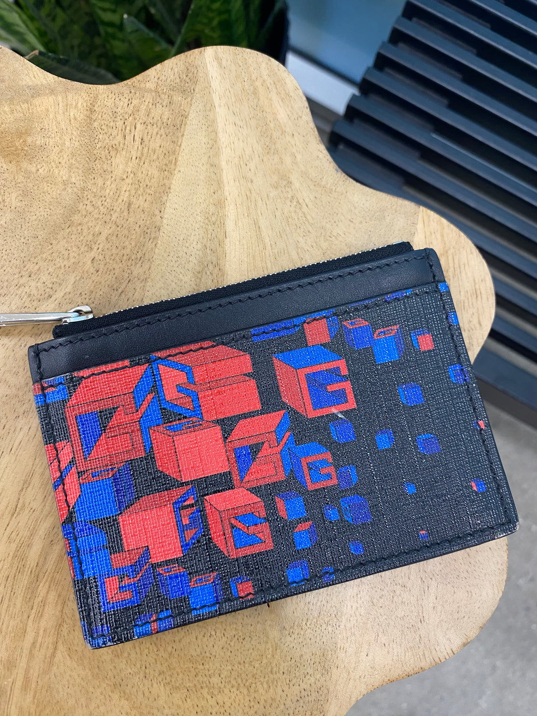 Gucci Square G Space Print Coin/Card Case (4065)