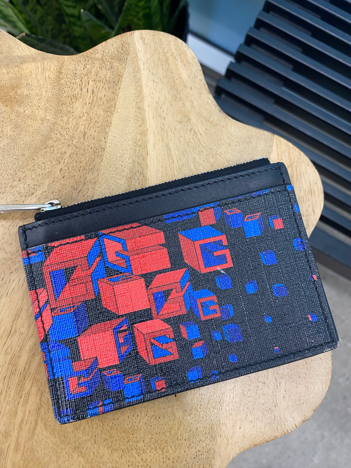 Gucci Square G Space Print Coin/Card Case (4065)