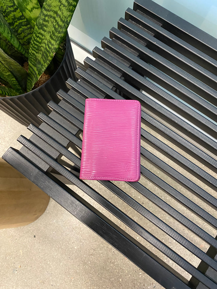 Louis Vuitton Fuchsia Epi Pocket Organizer (3520)
