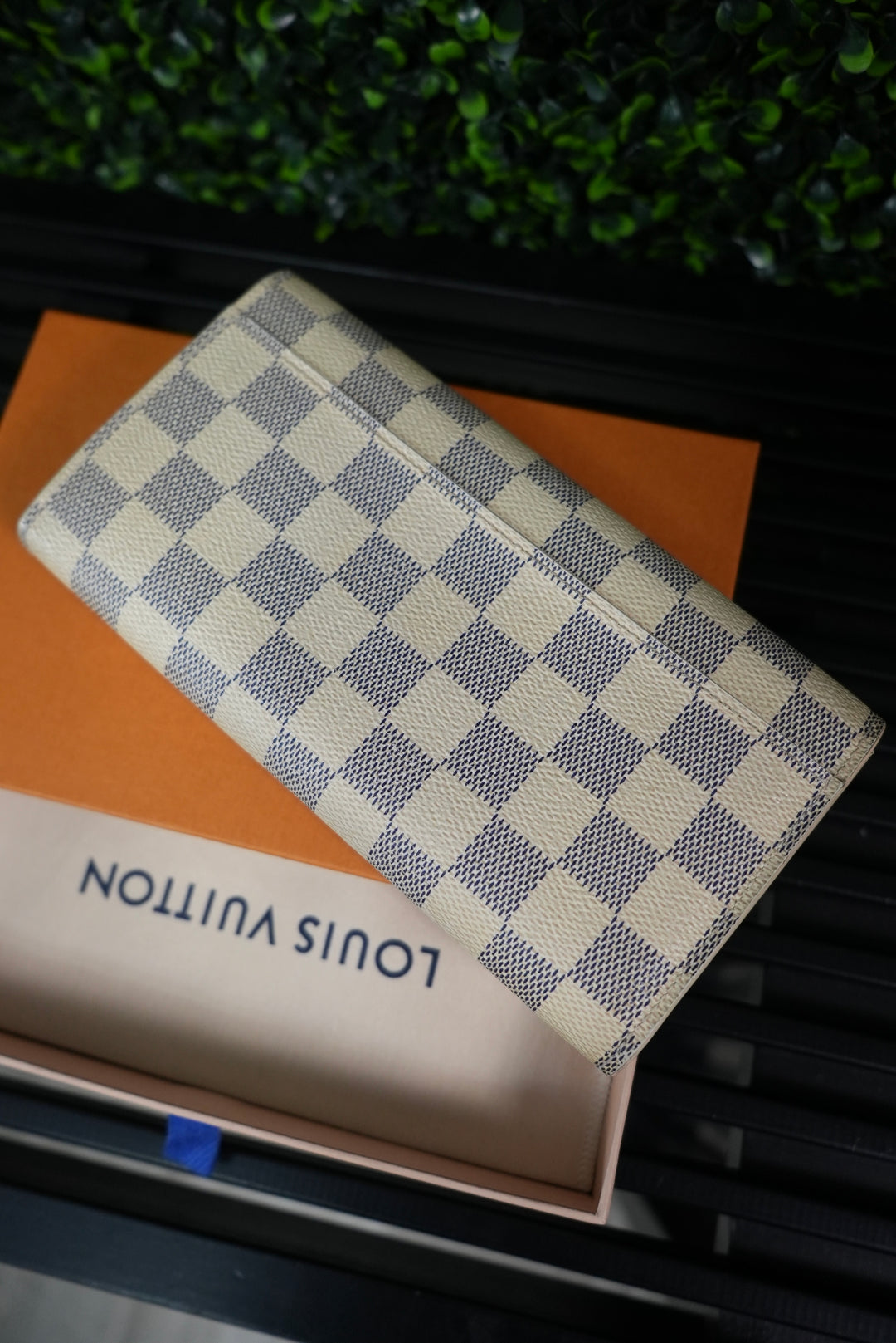 Louis Vuitton Damier Azur Long Wallet