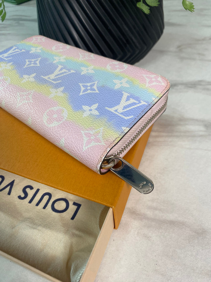 Louis Vuitton Monogram Escale Pastel Zippy Wallet (4067)
