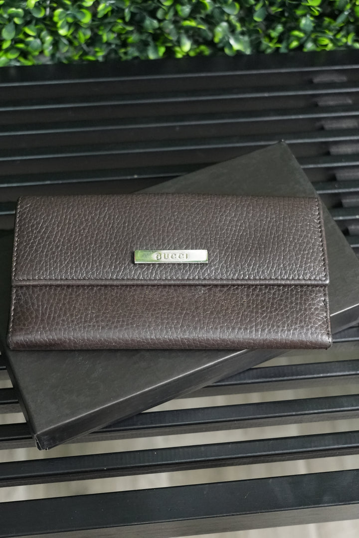 Gucci Brown Long Wallet