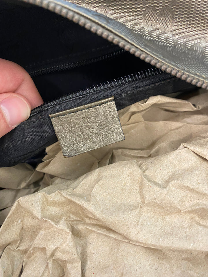 Gucci Bronze Imprime Coated Canvas Tote Bag (9972)