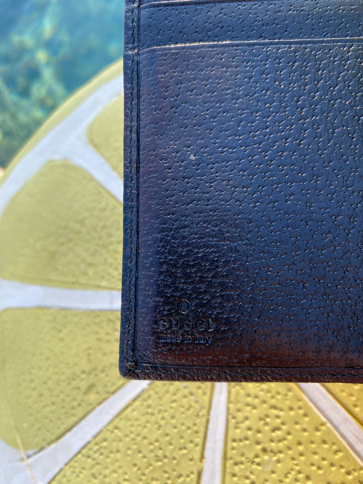 Gucci Black GG Canvas Agenda PM (3530)