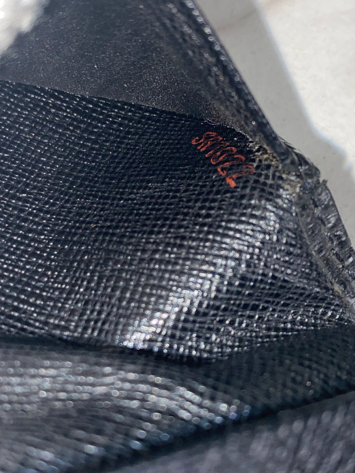 Louis Vuitton Black Epi Long Bifold Wallet (0573-1)