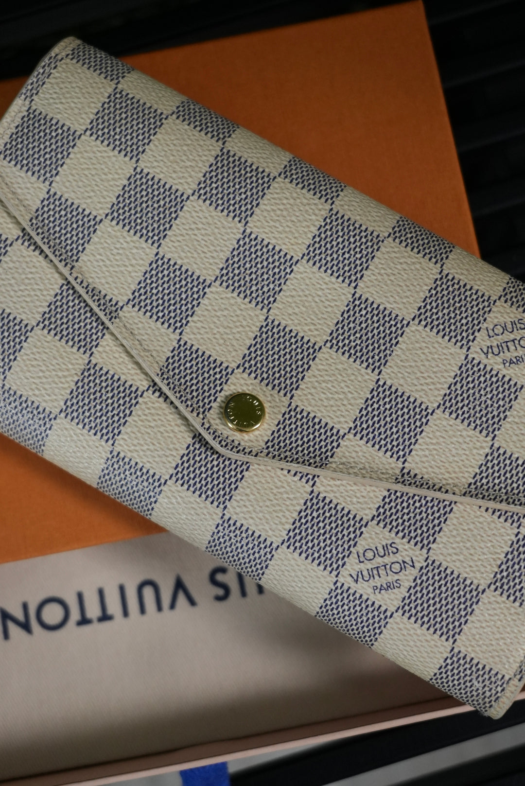 Louis Vuitton Damier Azur Long Wallet