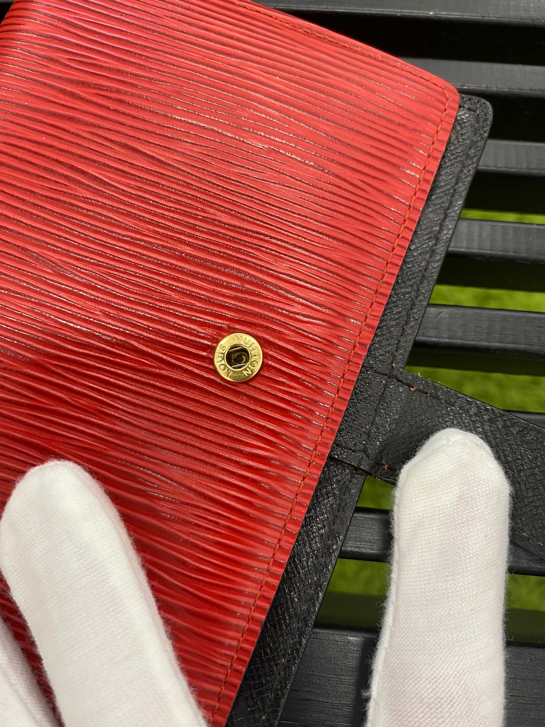 Louis Vuitton Red Epi Agenda PM (3651)
