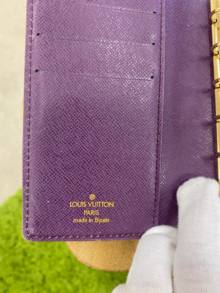 Louis Vuitton Yellow Epi Agenda PM (3882)