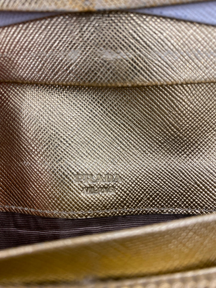 Prada Beige Saffiano Long Wallet (4027)