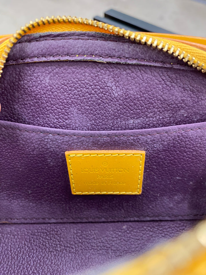 Louis Vuitton Yellow Epi Cosmetic Pouch (4290)
