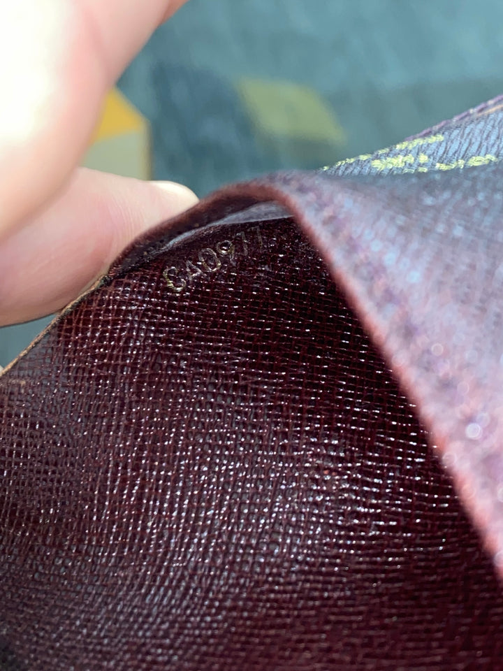 Louis Vuitton Burgundy Taiga Leather Agenda PM (9506)
