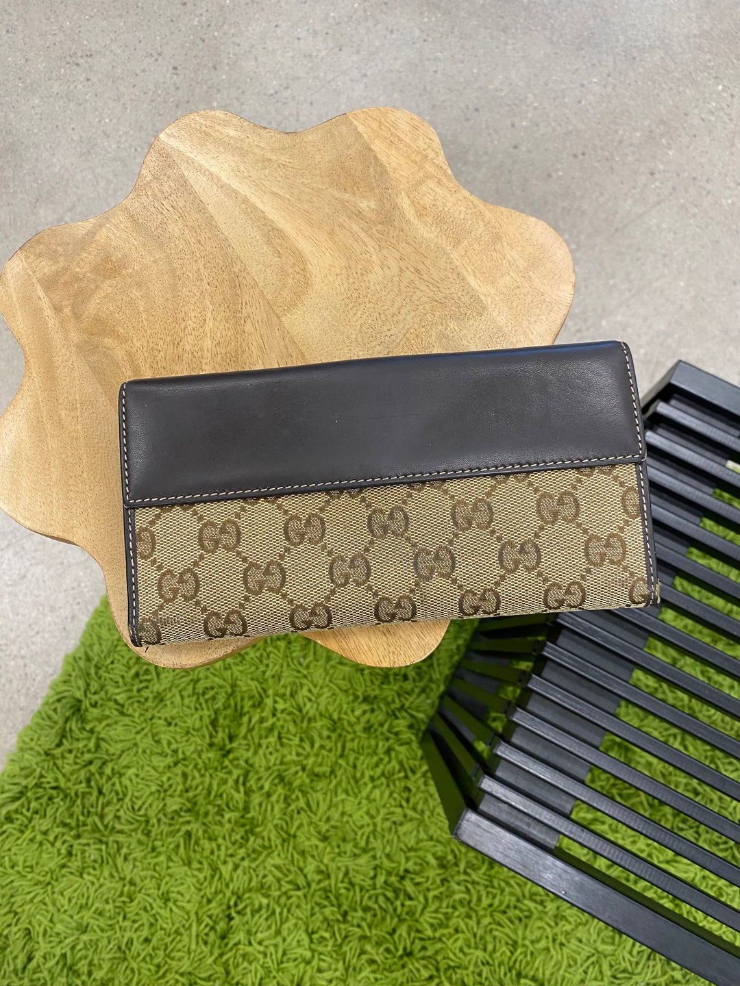 Gucci GG Canvas Heart Long Wallet (7608)