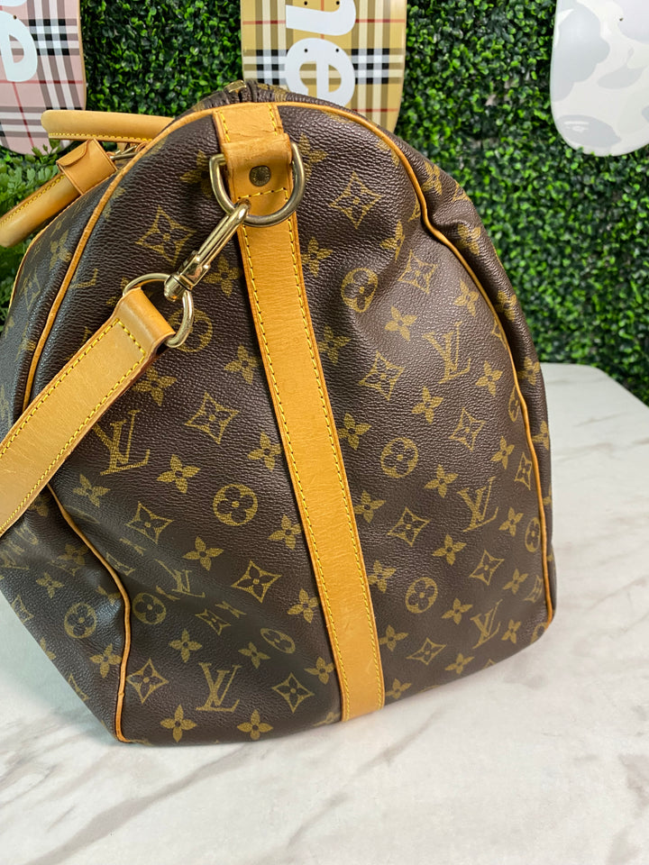 Louis Vuitton Monogram Keepall Bandouliere 60 (0647)