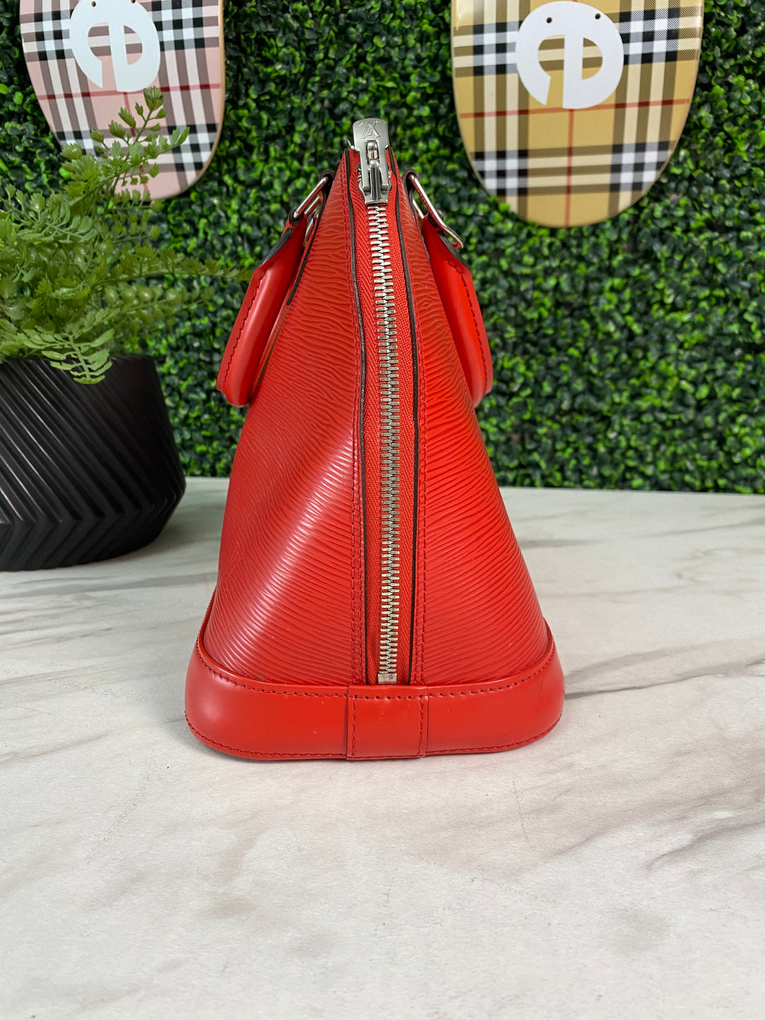 Louis Vuitton Red Epi Alma PM (7819)