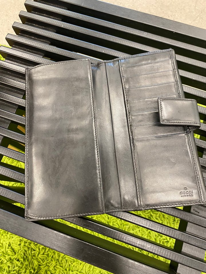 Gucci GG Canvas and Leather Long Wallet (4271)