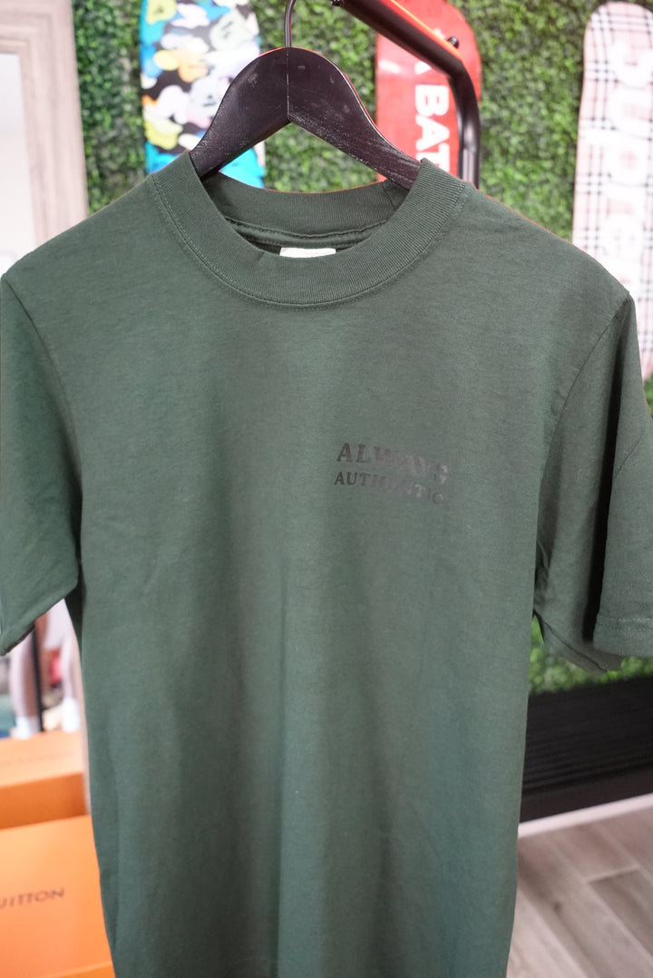 Always Authentic Tee - Forest Green Logo Tee