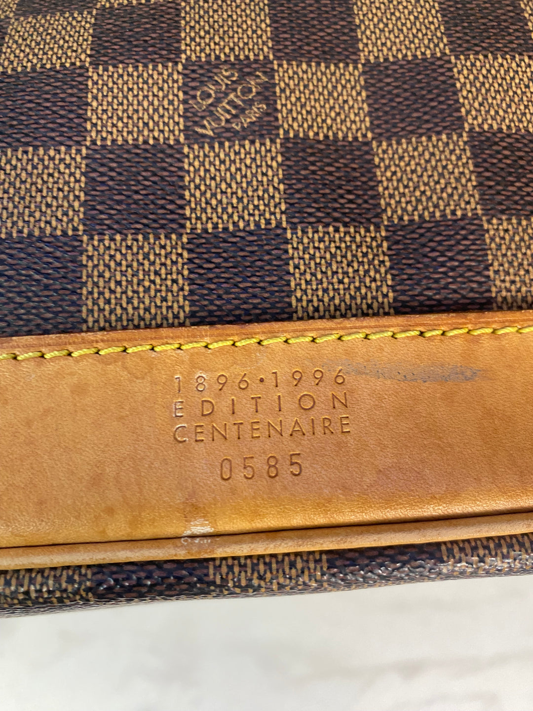 Louis Vuitton Damier Ebene Clipper Luggage Bag (4323)