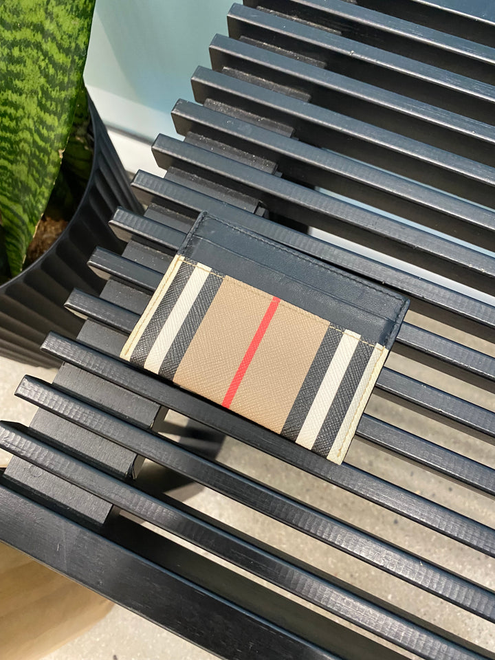 Burberry Striped Card Holder (8378)