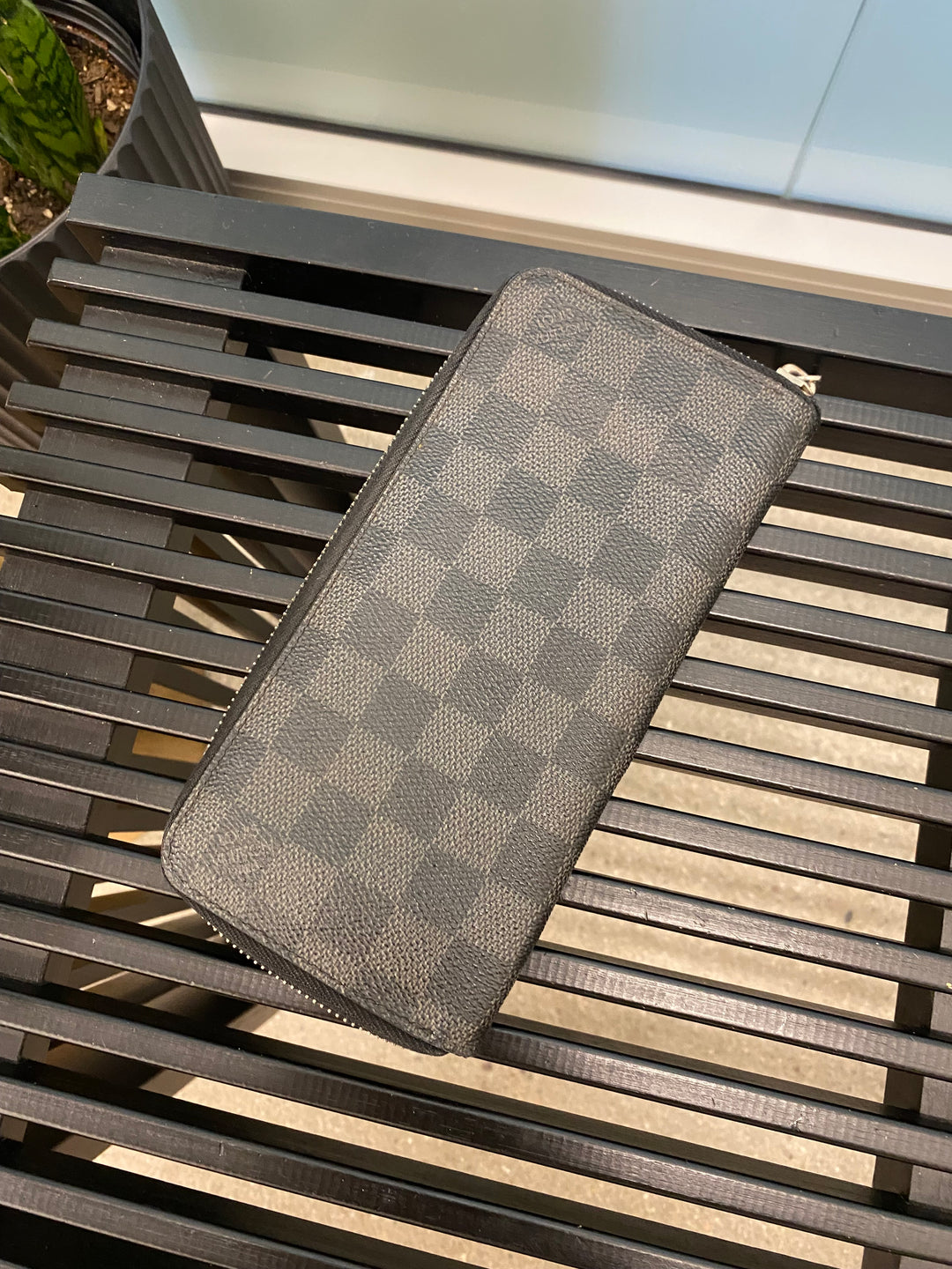 Louis Vuitton Damier Graphite Vertical ZIppy Wallet (3062)
