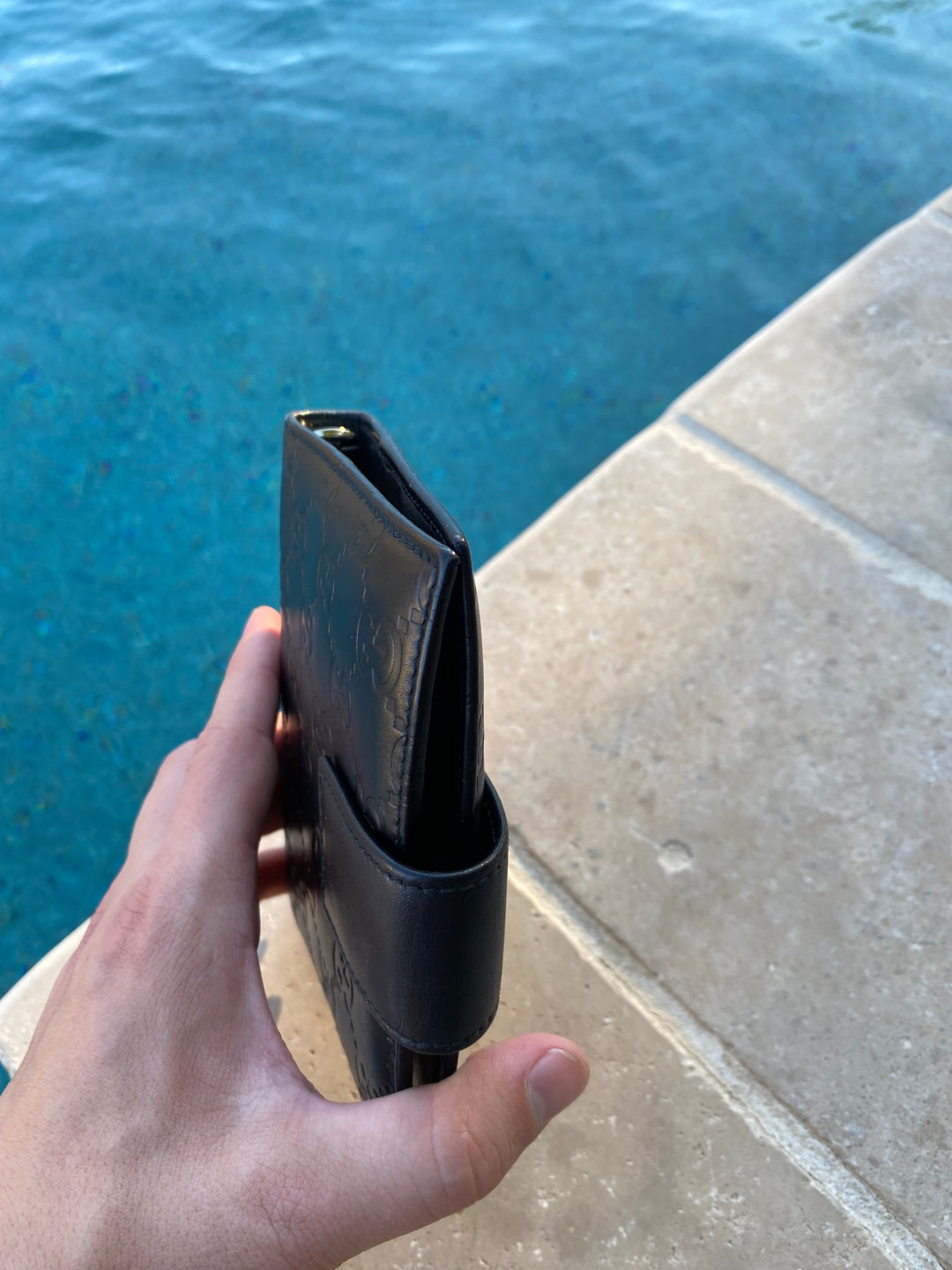 Gucci Black Guccissima Agenda PM (5081)