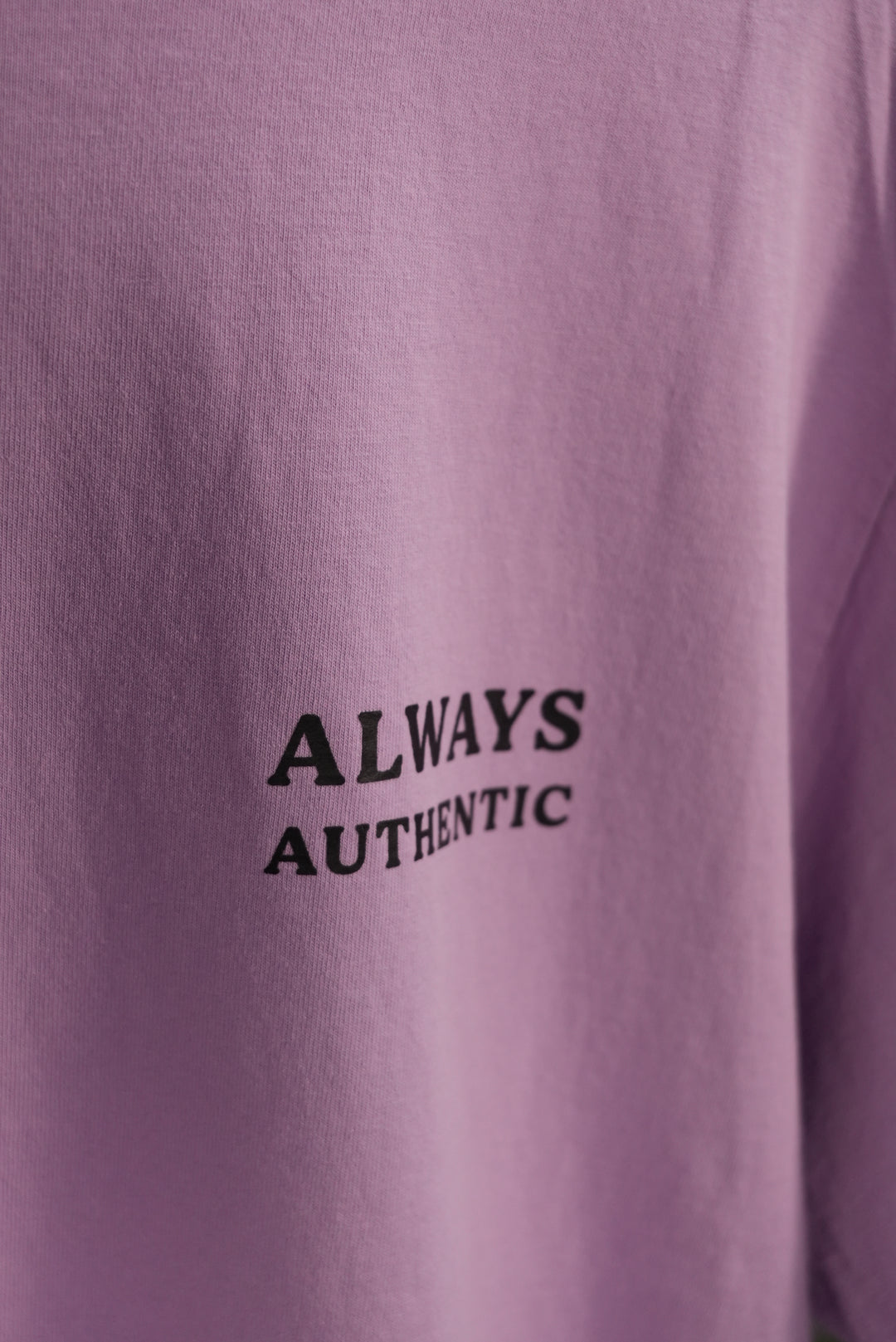 Always Authentic Tee - Purple Logo Tee