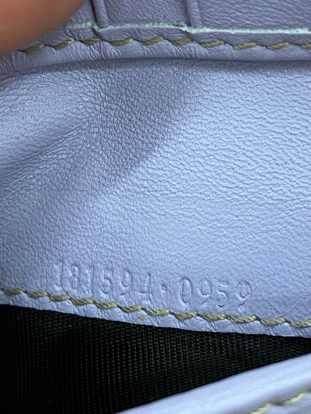 Gucci GG Canvas and Lavender Compact Wallet (5012)