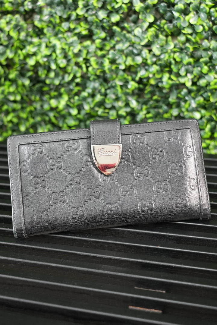 Gucci Black Long Wallet