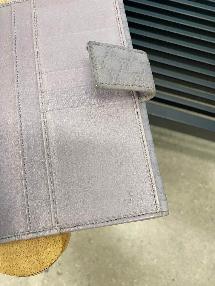 Gucci Grey Guccissima Long Wallet (5933)