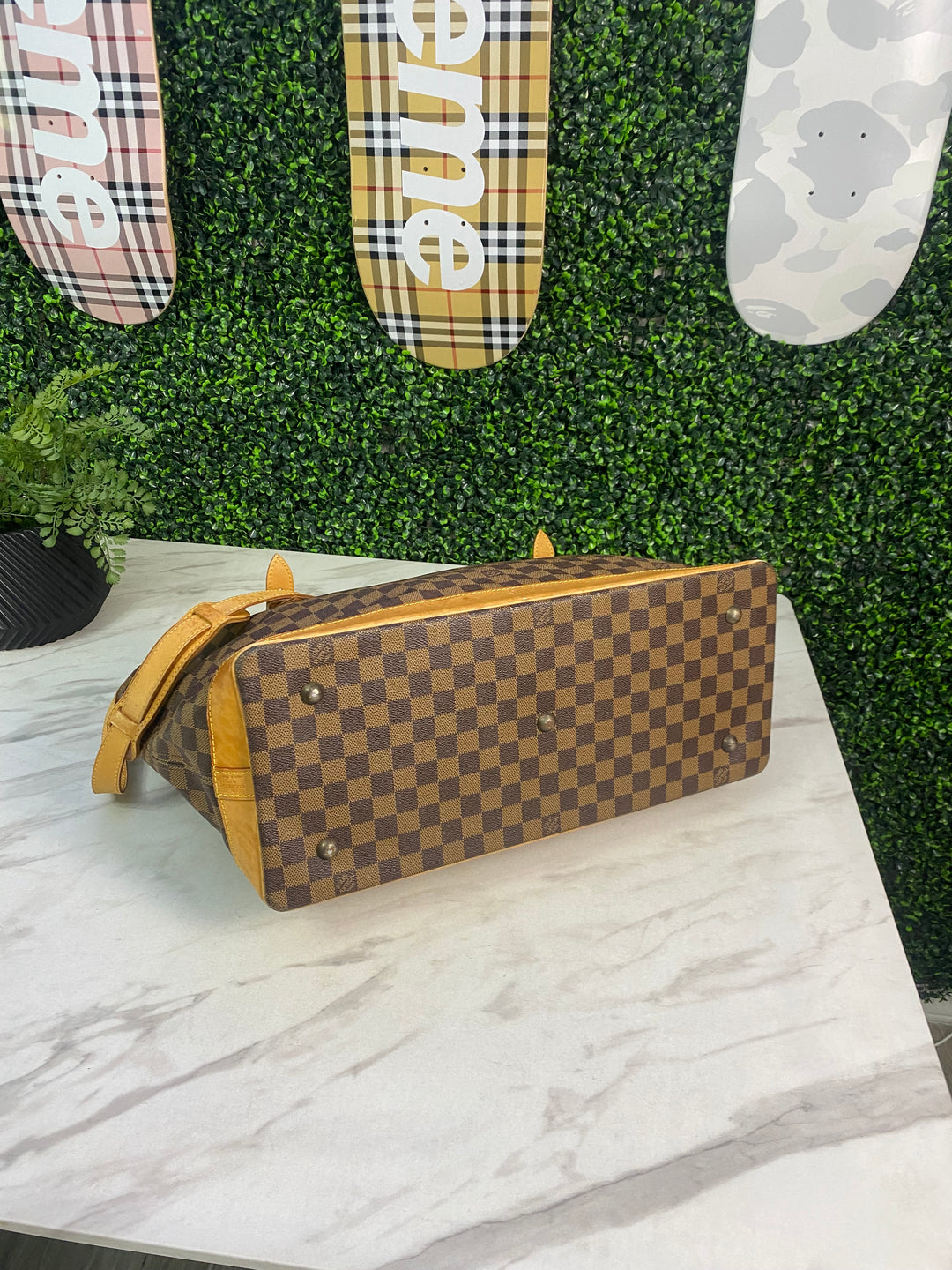 Louis Vuitton Damier Ebene Clipper Luggage Bag (4323)
