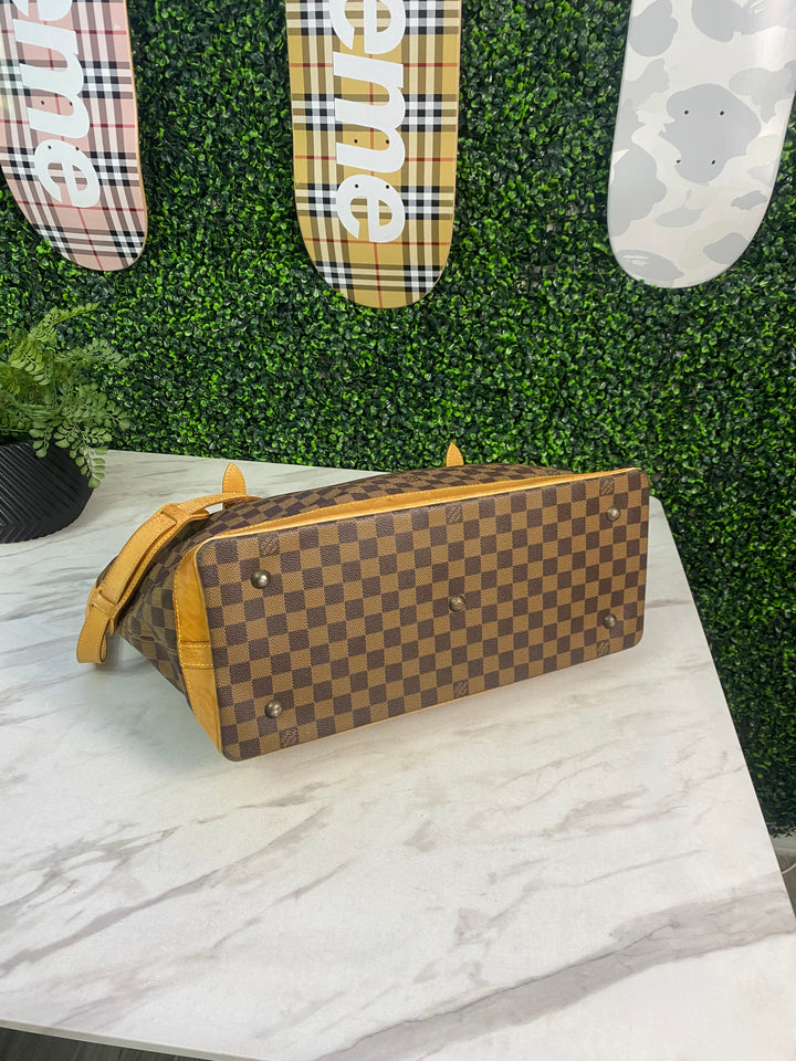 Louis Vuitton Damier Ebene Clipper Luggage Bag (4323)