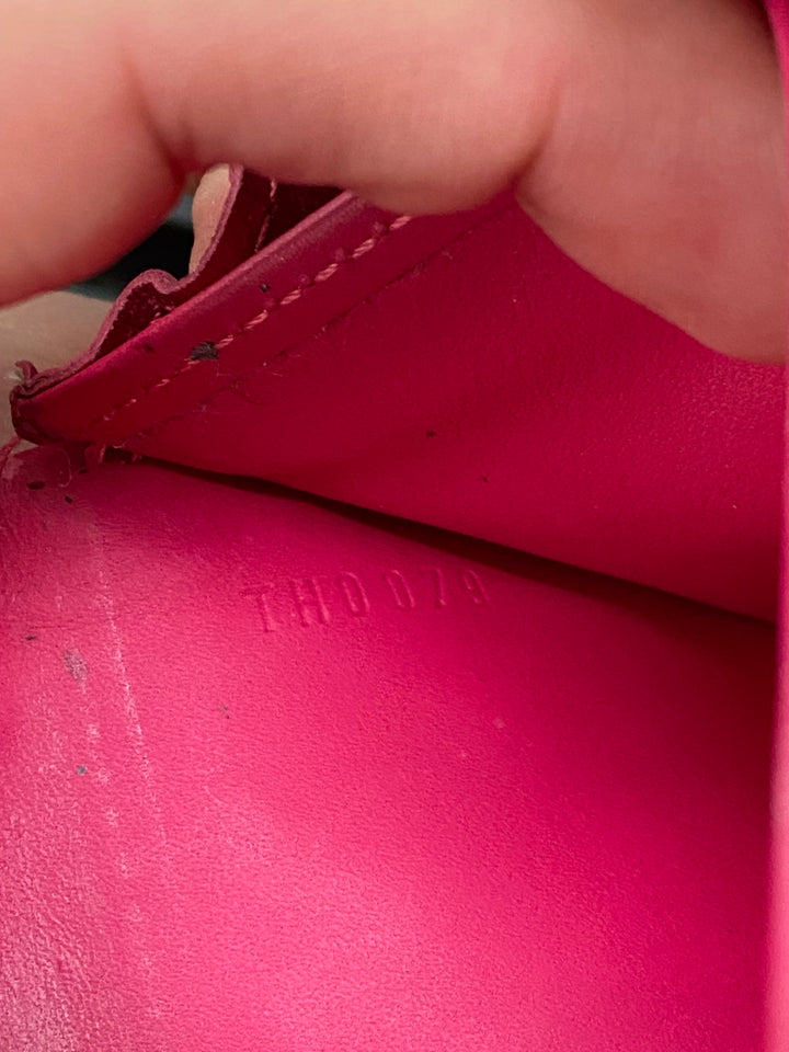 Louis Vuitton Red Vernis Sarah Long Wallet (2685)