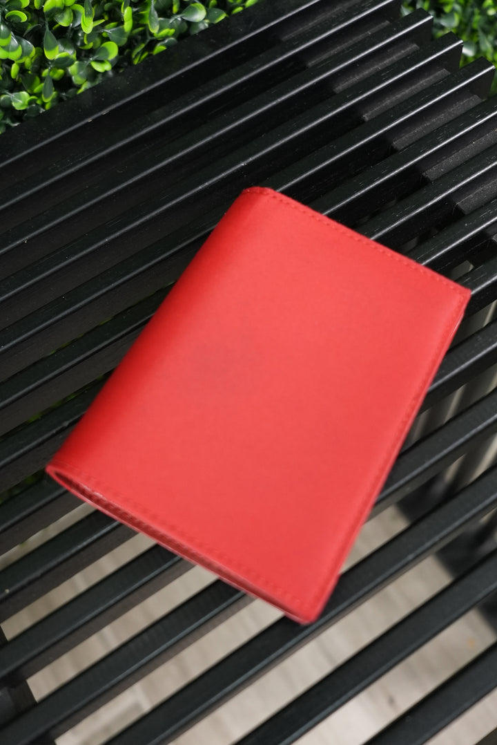 Prada Red Nylon Compact Wallet (442)