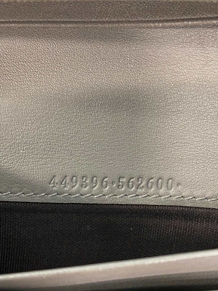 Gucci Grey Guccissima Long Wallet (4880)