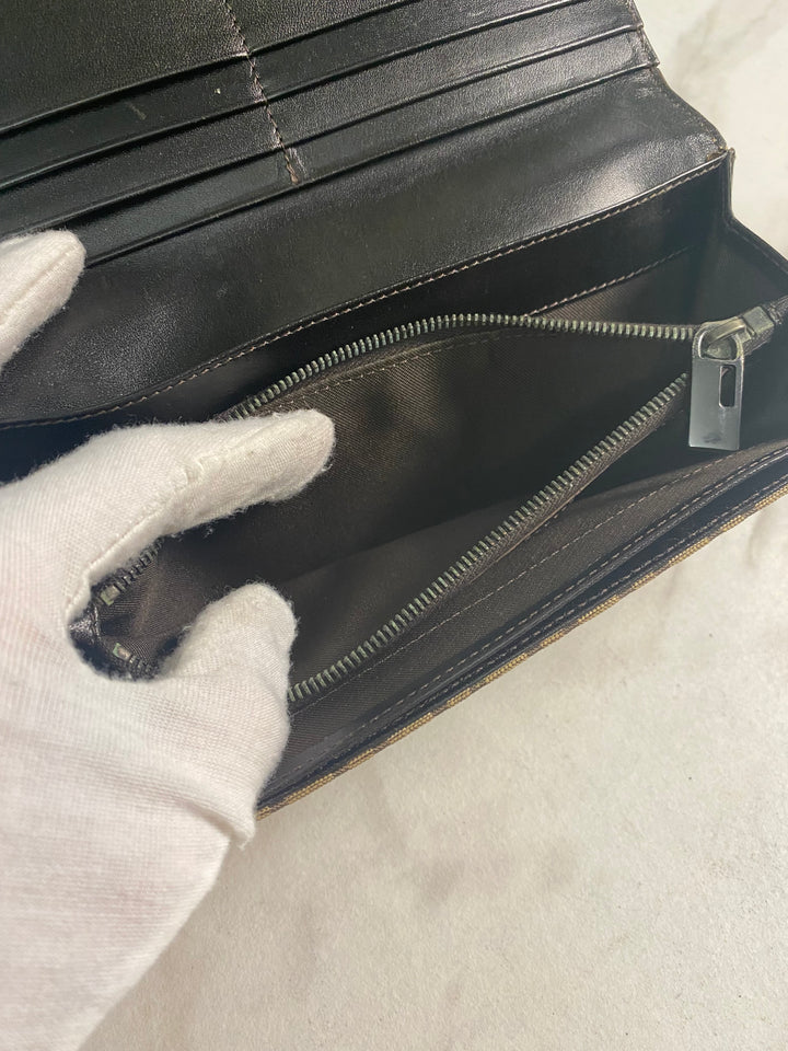 Fendi Zucchino Canvas Long Wallet (4132)