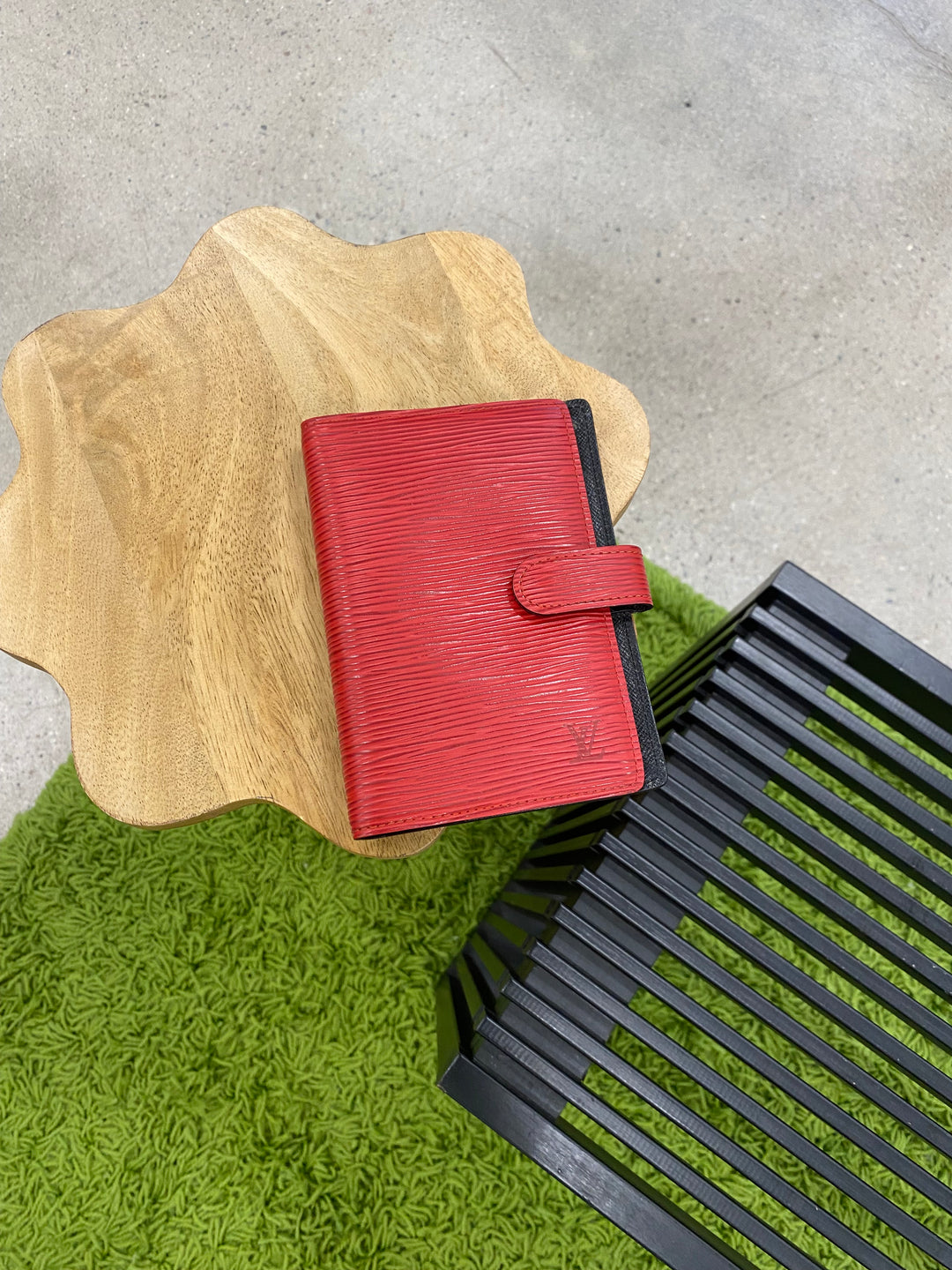 Louis Vuitton Red Epi Agenda PM (3651)