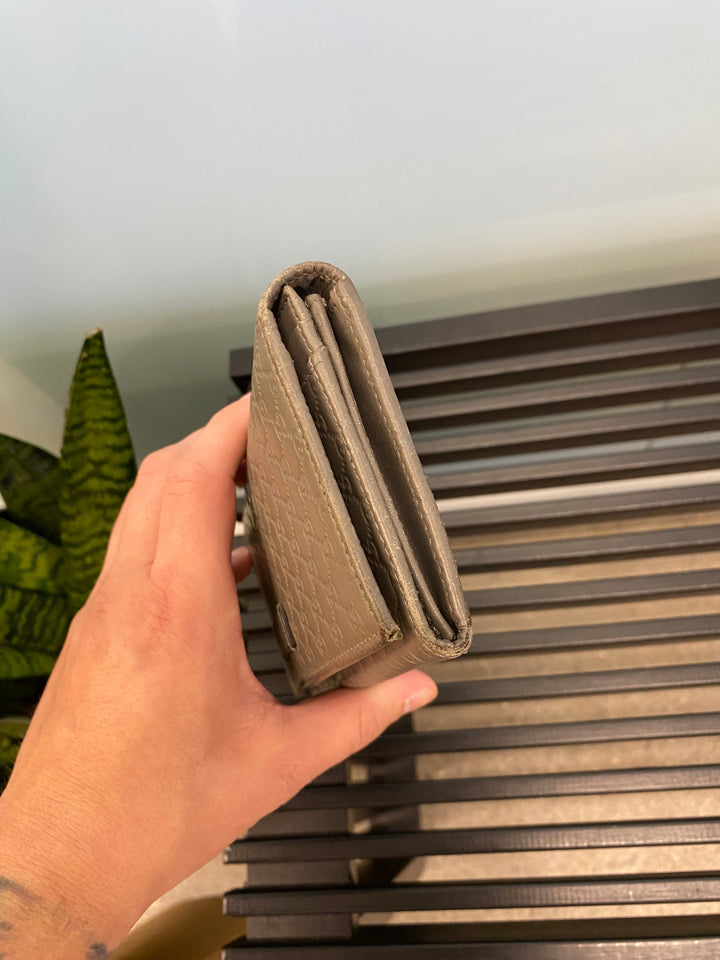 Gucci Grey Guccissima Long Wallet (4880)