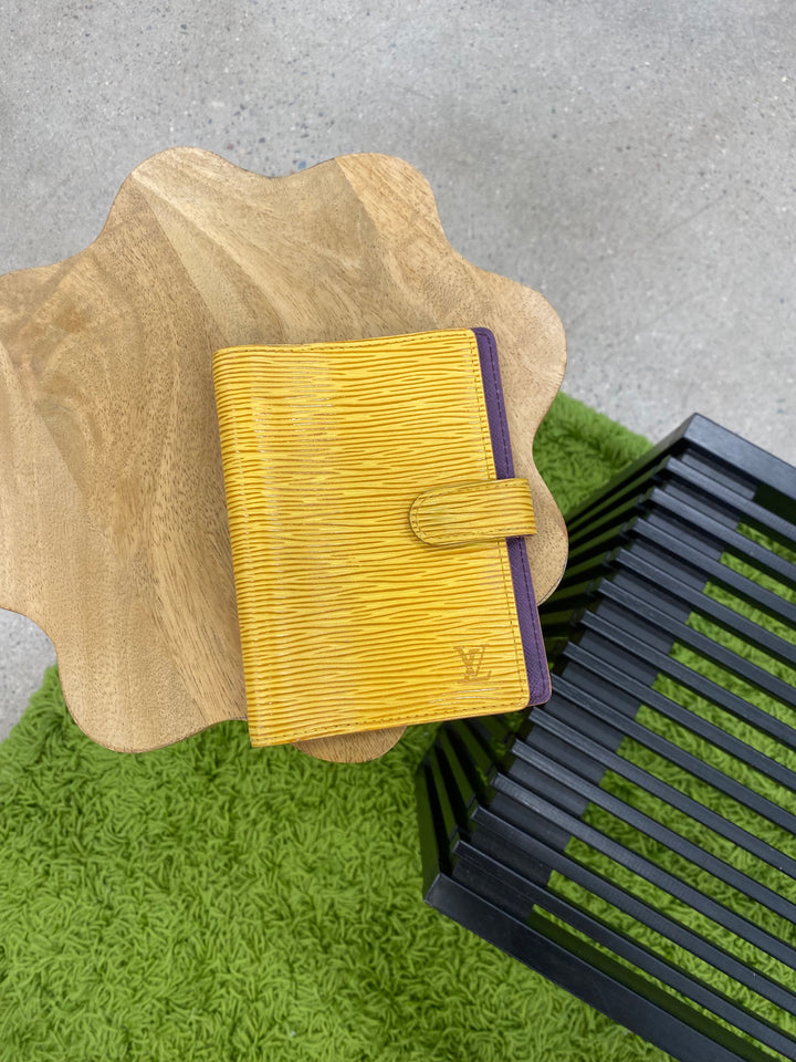 Louis Vuitton Yellow Epi Agenda PM (3882)