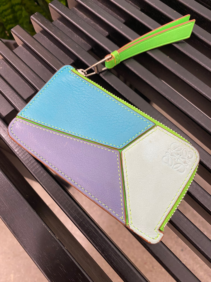 Loewe Tri Color Puzzle Coin/Card Case (5778)
