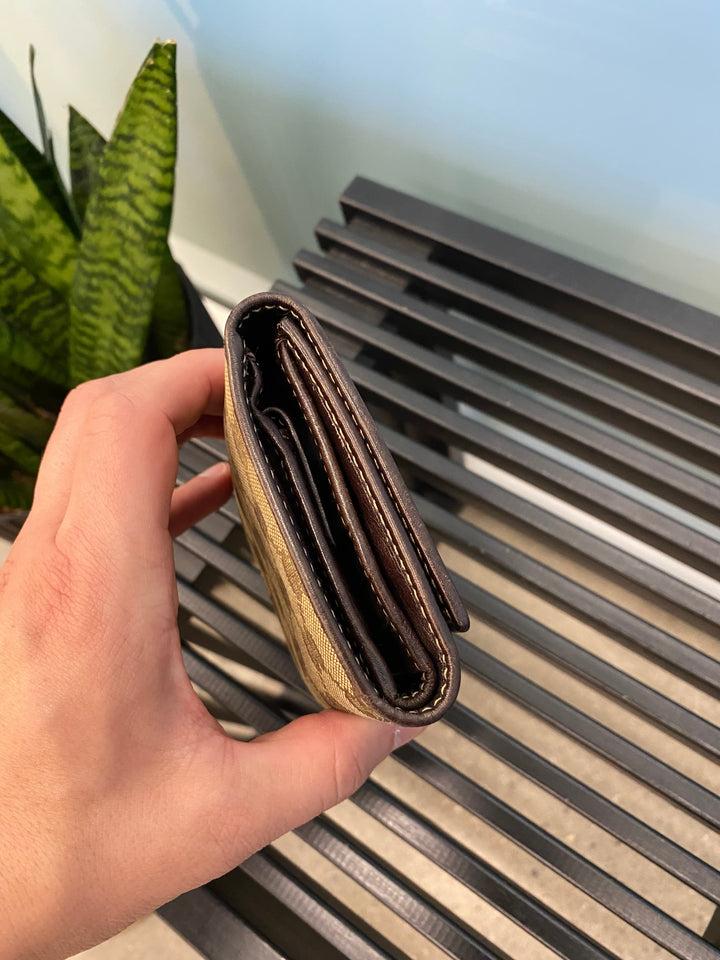 Gucci GG Canvas Compact Wallet (2745)