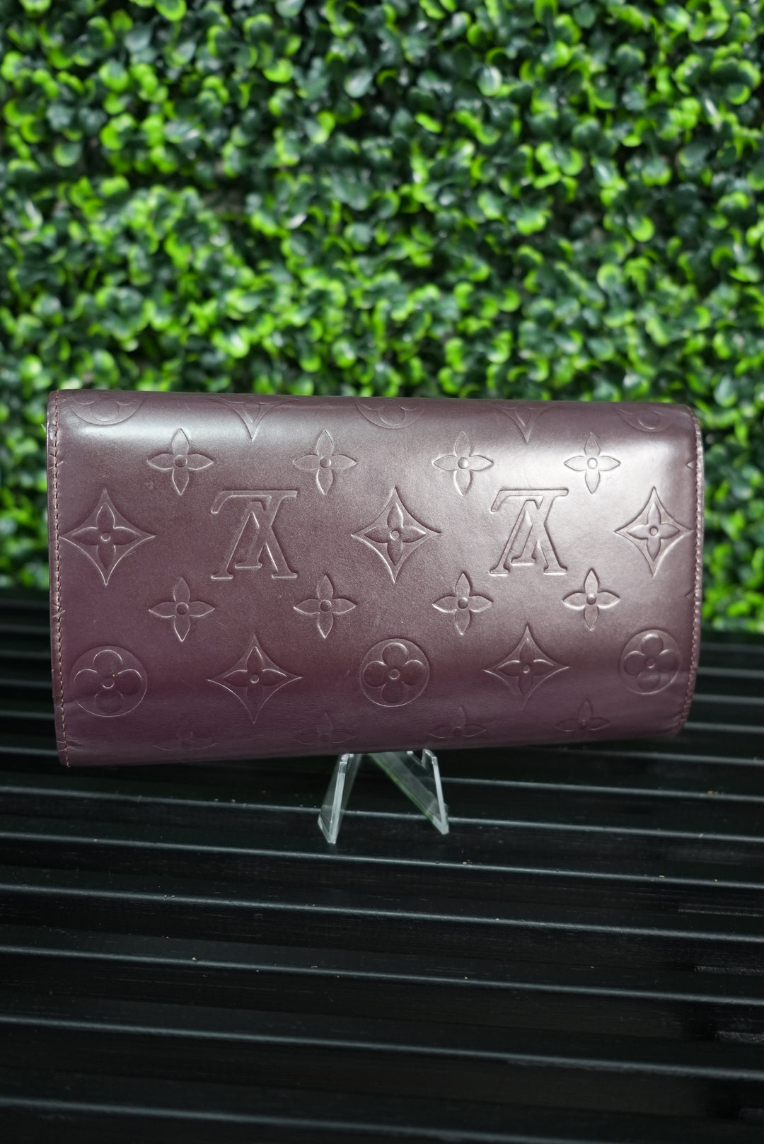 Louis Vuitton Purple International Long Wallet