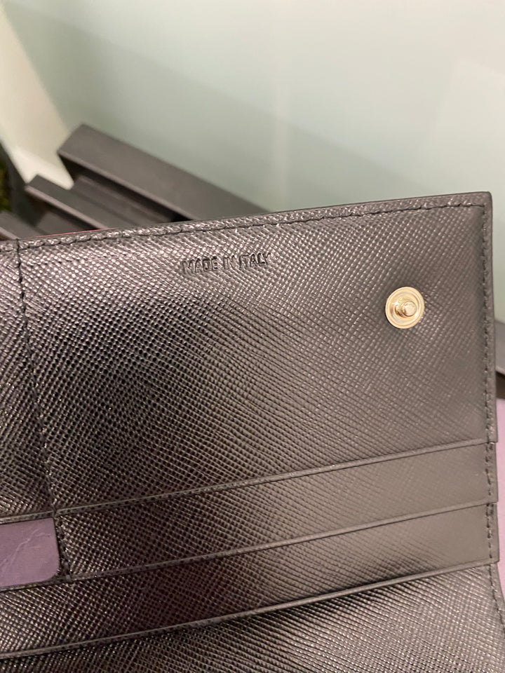 Prada Fuchsia Nylon Long Wallet (5077)