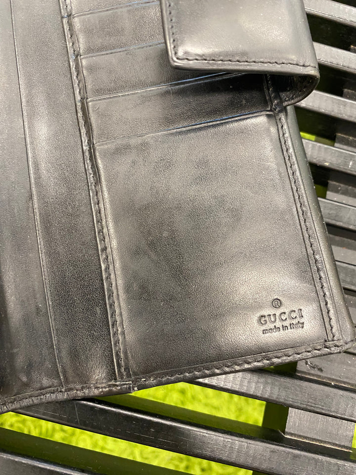 Gucci GG Canvas and Leather Long Wallet (4271)