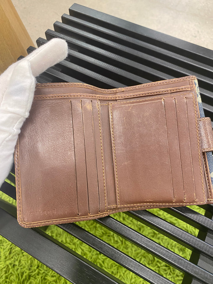 Celine Denim Triomphe Compact Wallet (6458)
