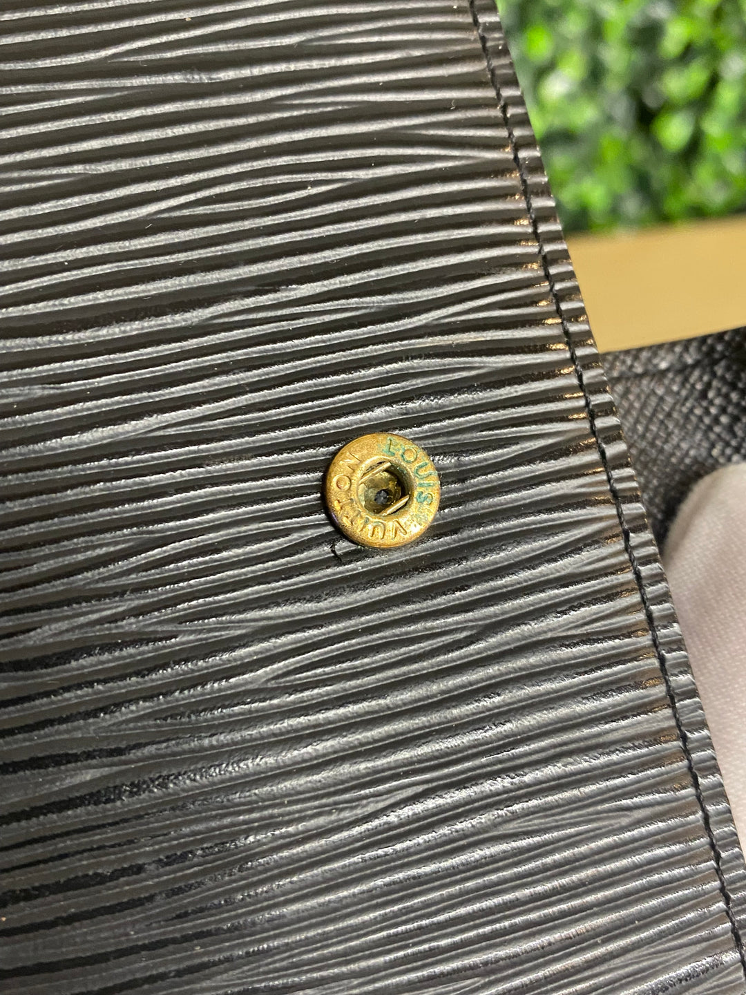 Louis Vuitton Black Epi Agenda PM (4641)